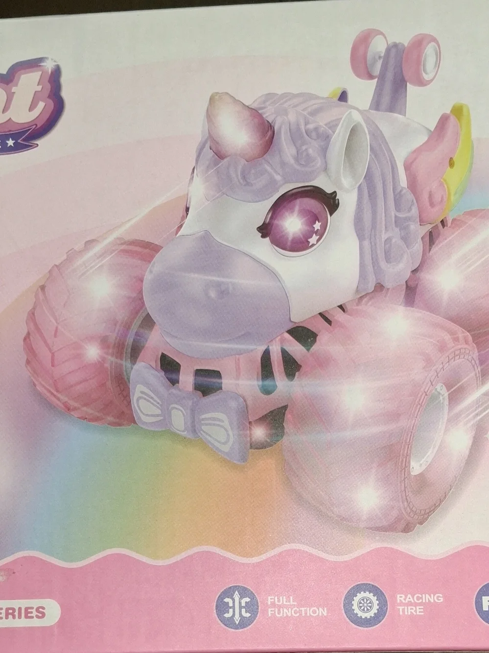 Unbranded Pink & Purple Unicorn Monster Truck Toy